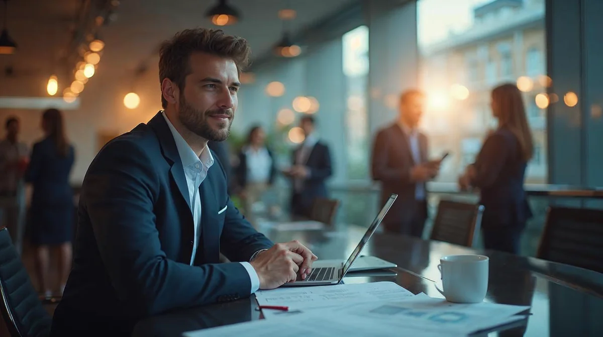 Virtual Branding Creates Real Connections in Digital Spaces - Professional business image AI Generated Image 1